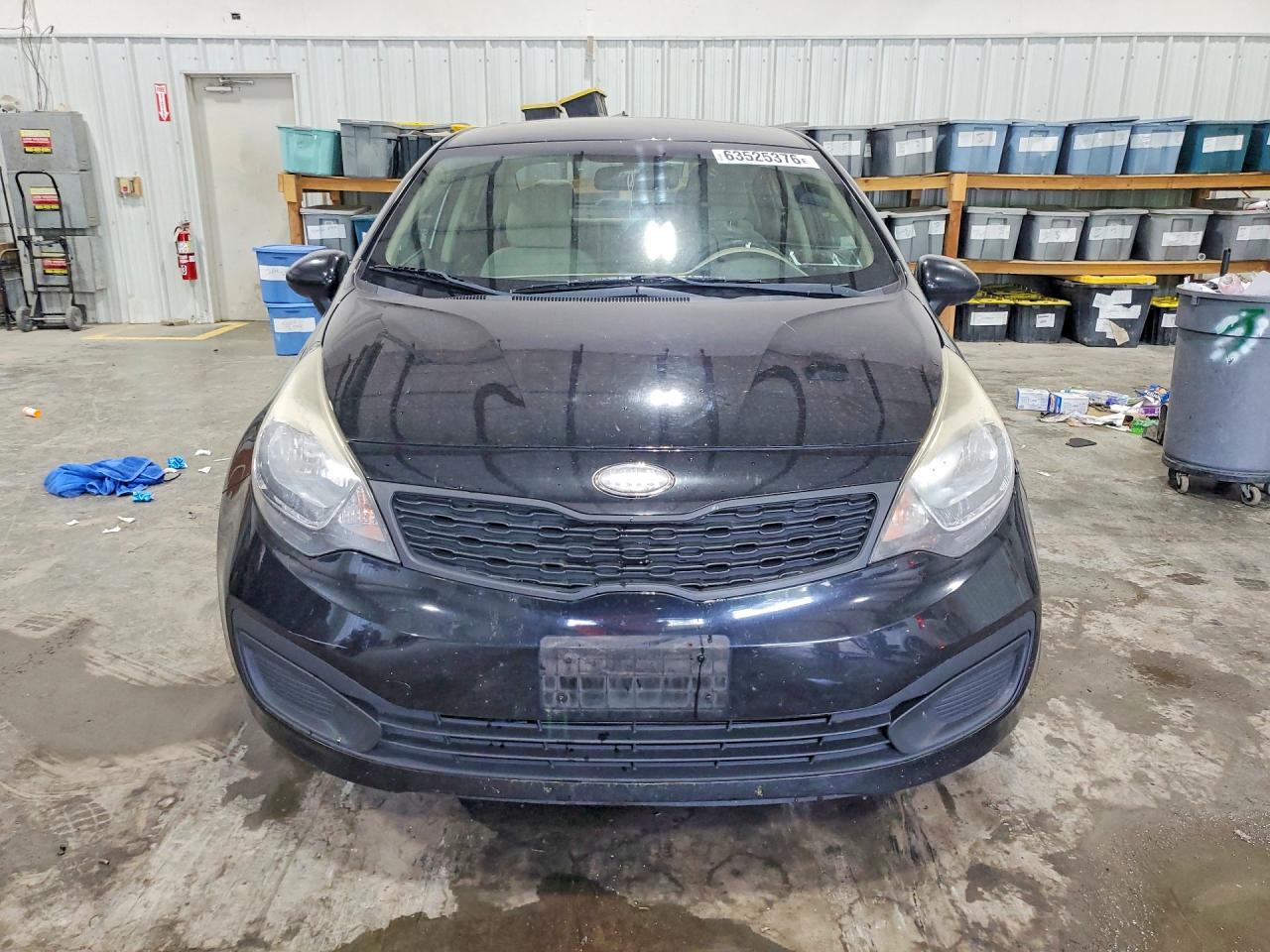 2013 Kia Rio Lx Black vin: KNADM4A39D6241738
