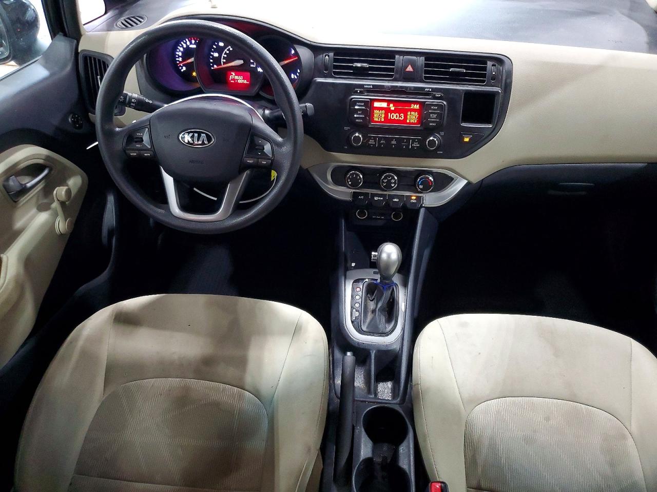 2013 Kia Rio Lx Black vin: KNADM4A39D6241738