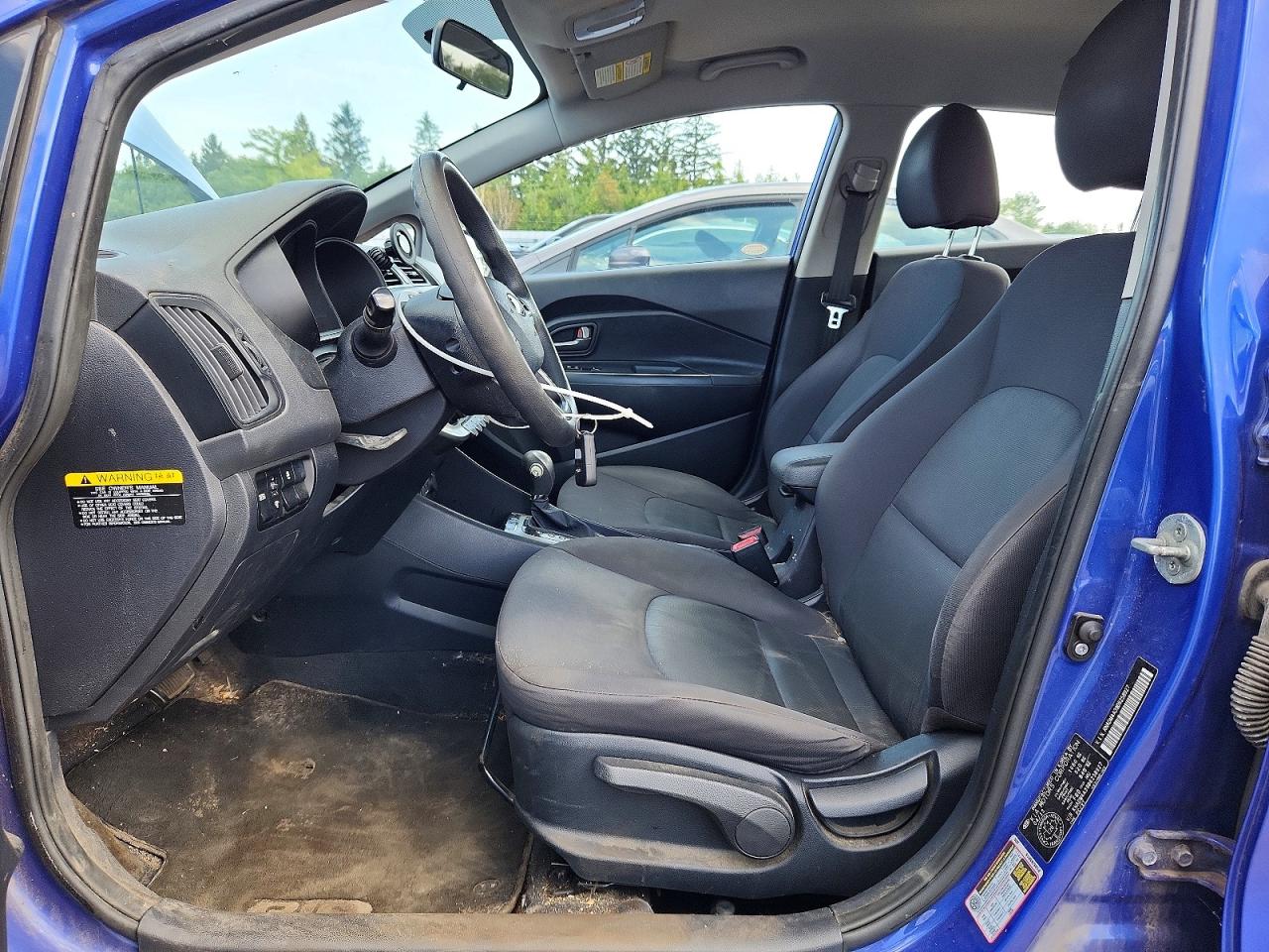 2013 Kia Rio Lx Blue vin: KNADM4A39D6258927