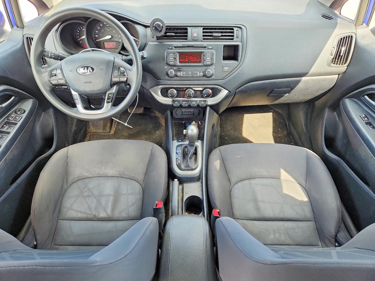 2013 Kia Rio Lx Blue vin: KNADM4A39D6258927