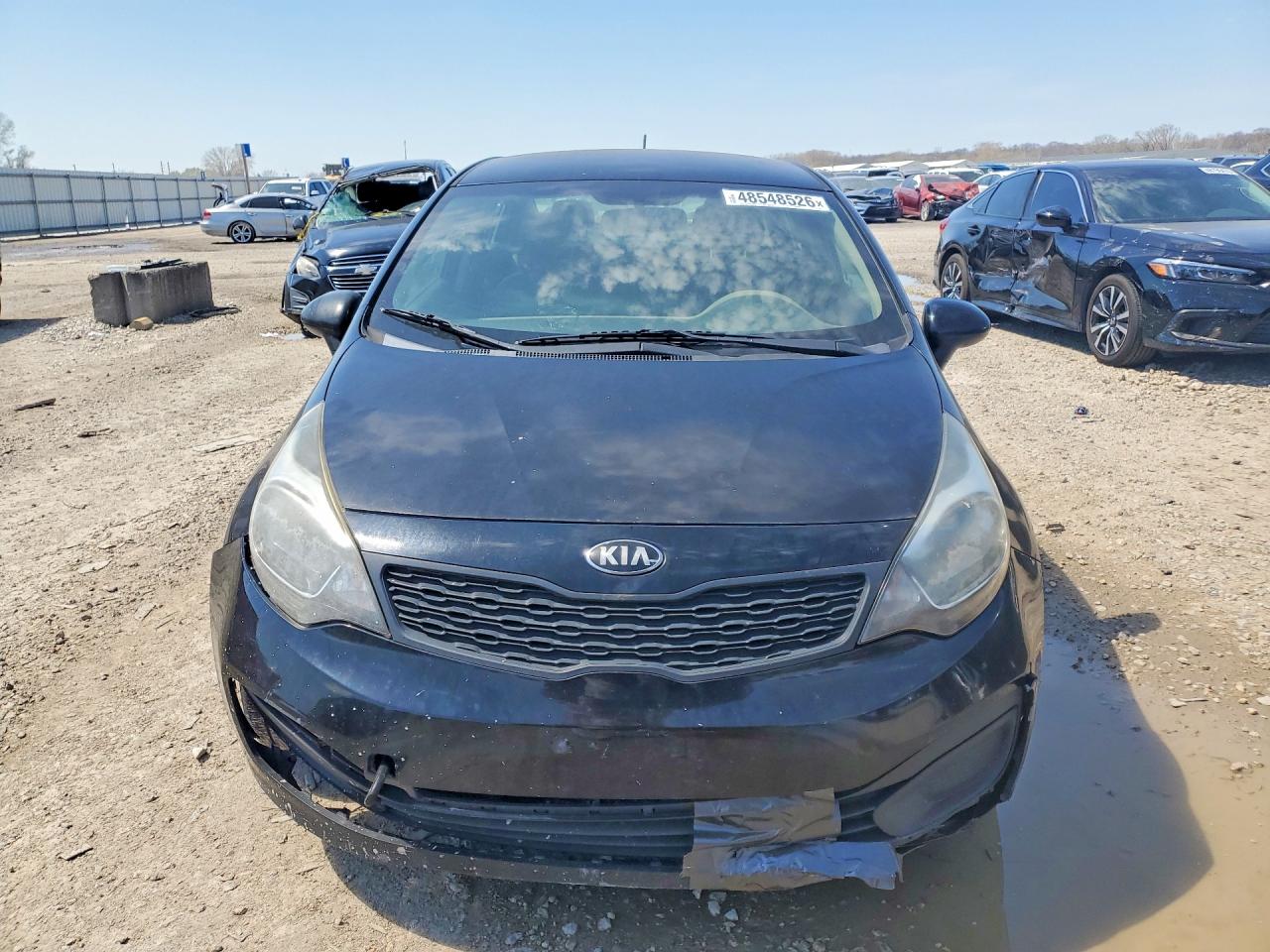 2014 Kia Rio Lx Black vin: KNADM4A39E6362349