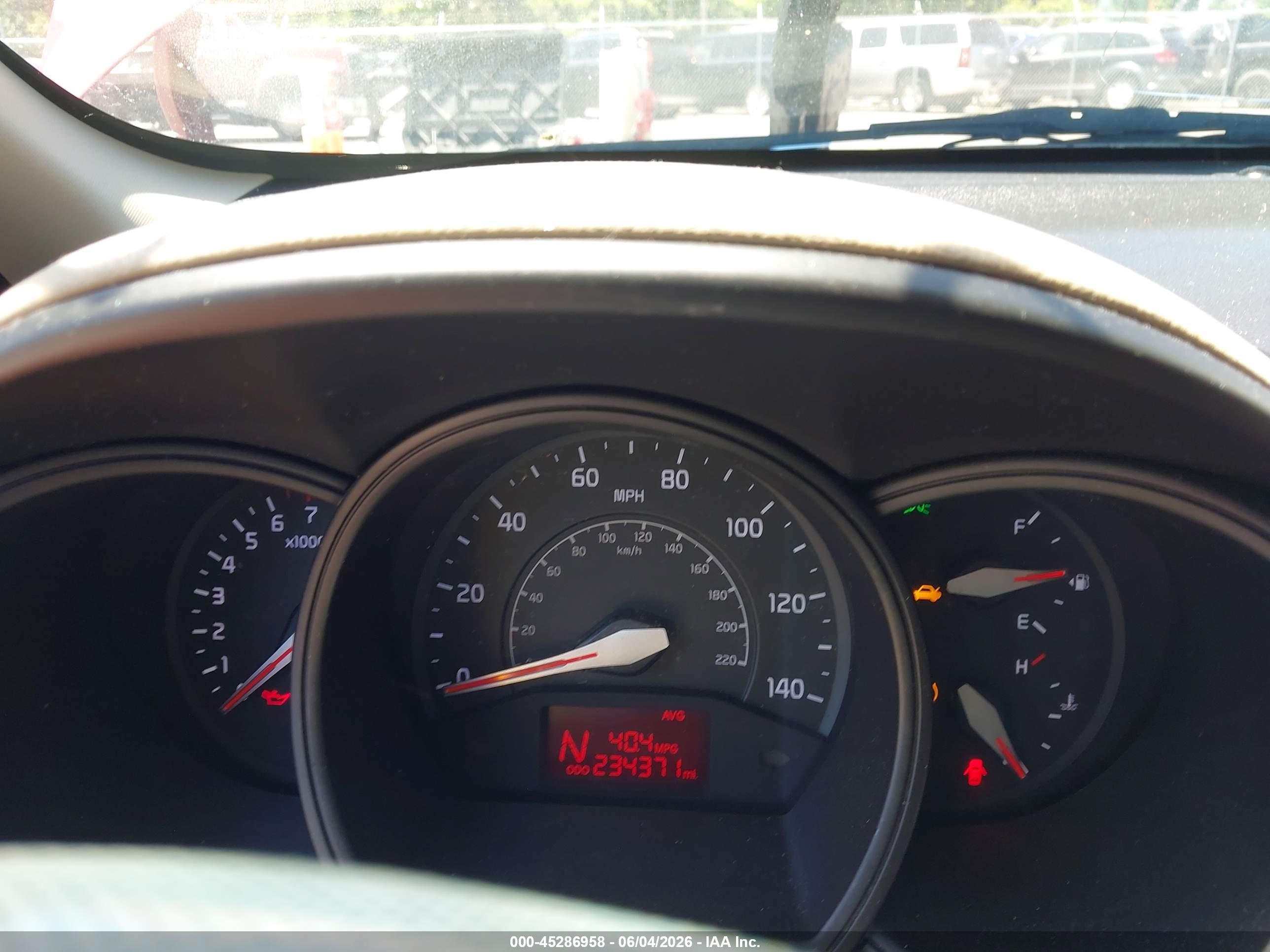 2014 Kia Rio Lx Burgundy vin: KNADM4A39E6389048