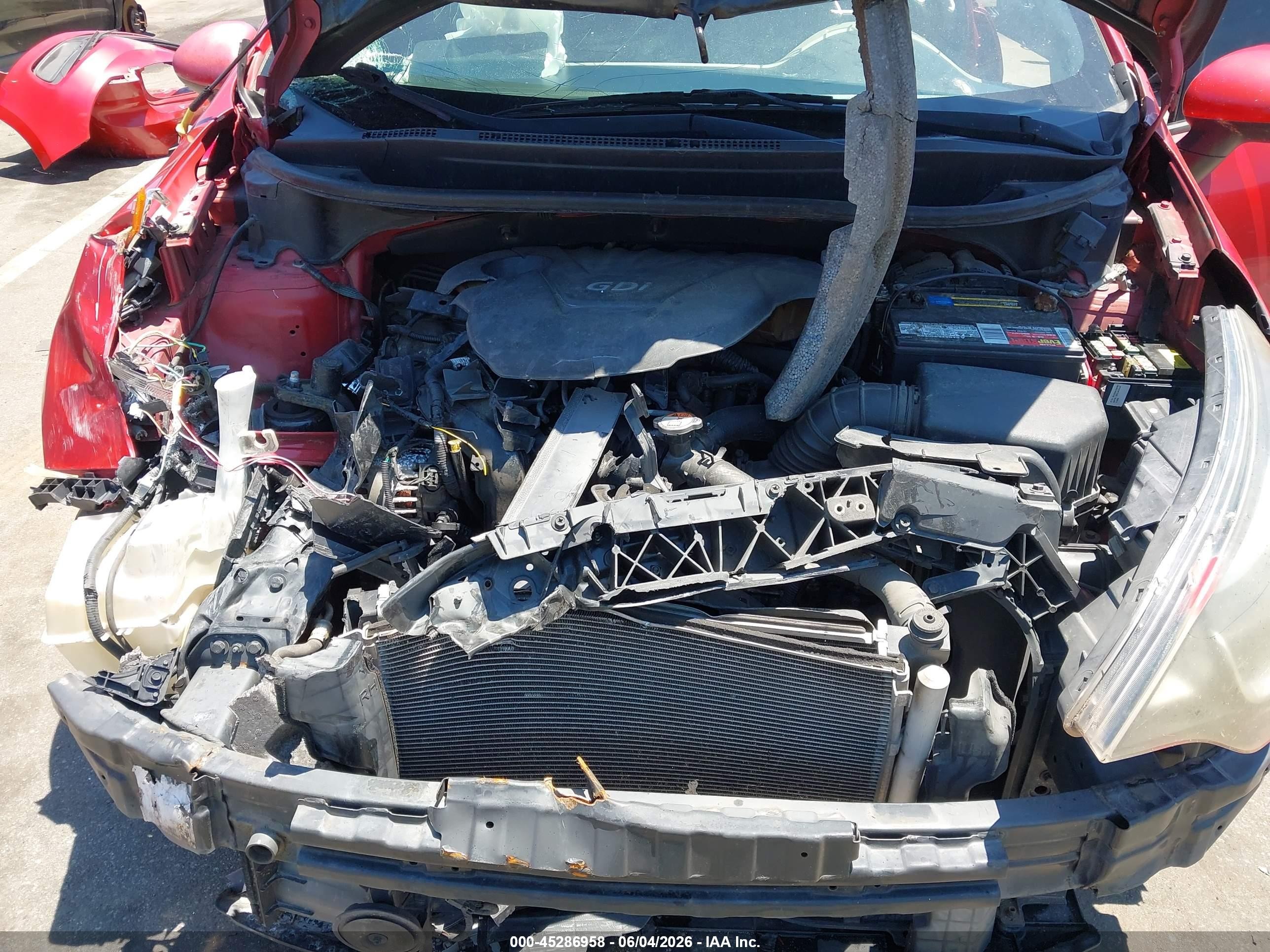 2014 Kia Rio Lx Burgundy vin: KNADM4A39E6389048