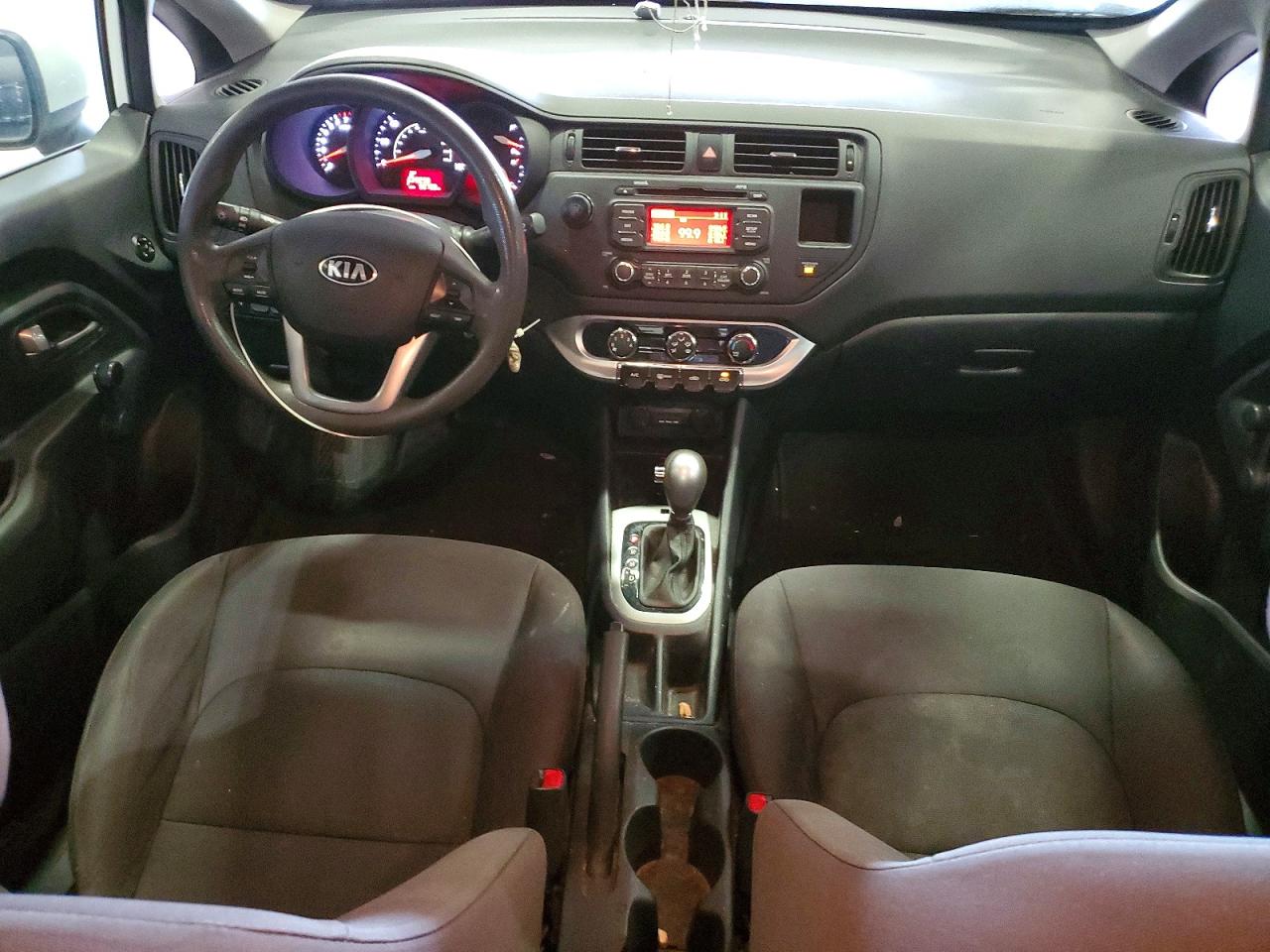 2014 Kia Rio Lx Белый vin: KNADM4A39E6400193