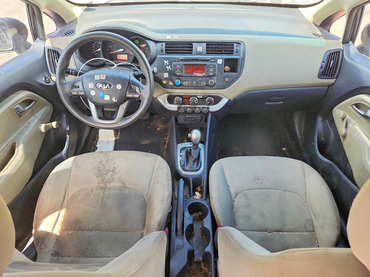 2014 Kia Rio Lx Black vin: KNADM4A39E6408438