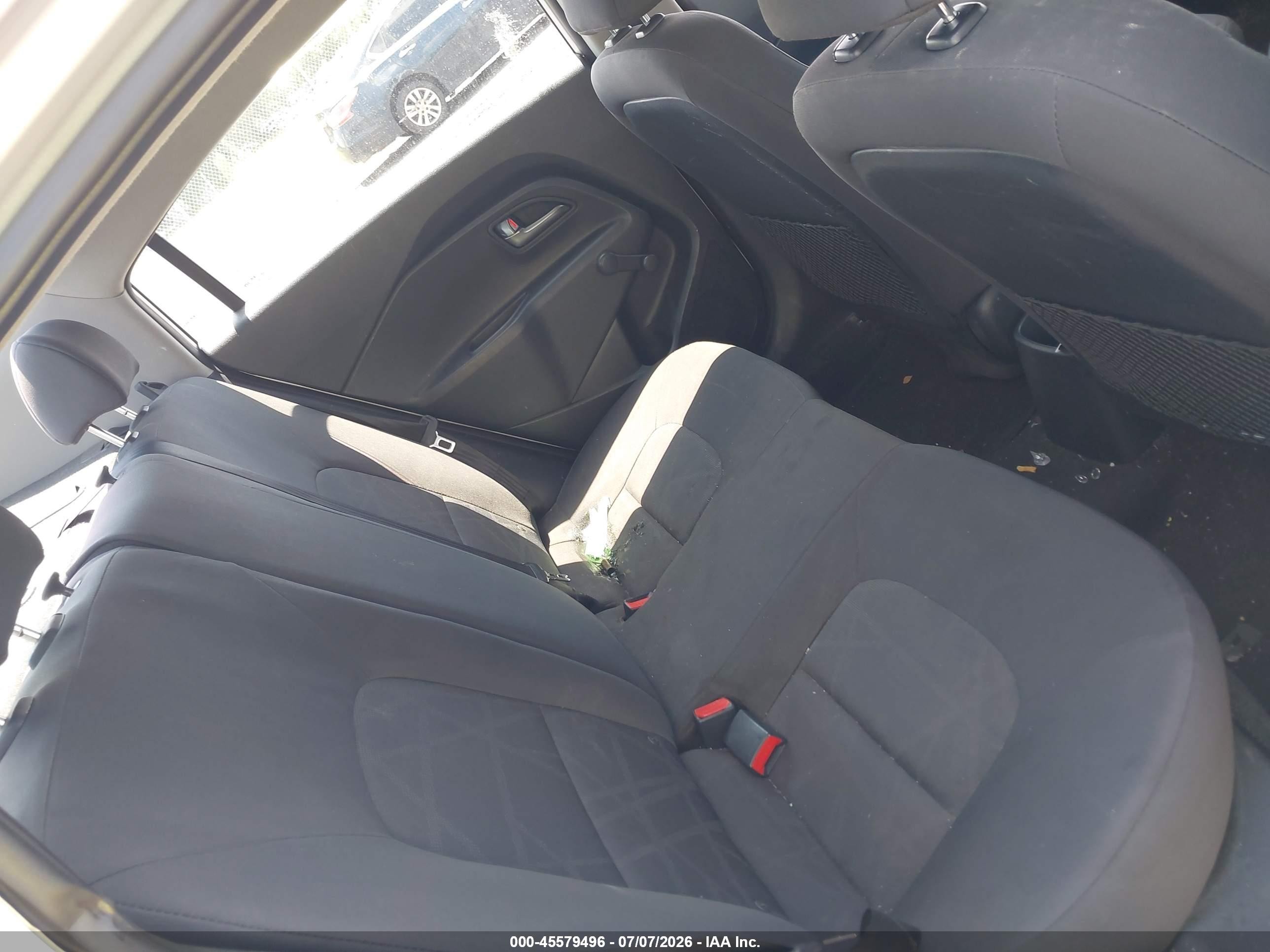 2014 Kia Rio Lx Gray vin: KNADM4A39E6420217