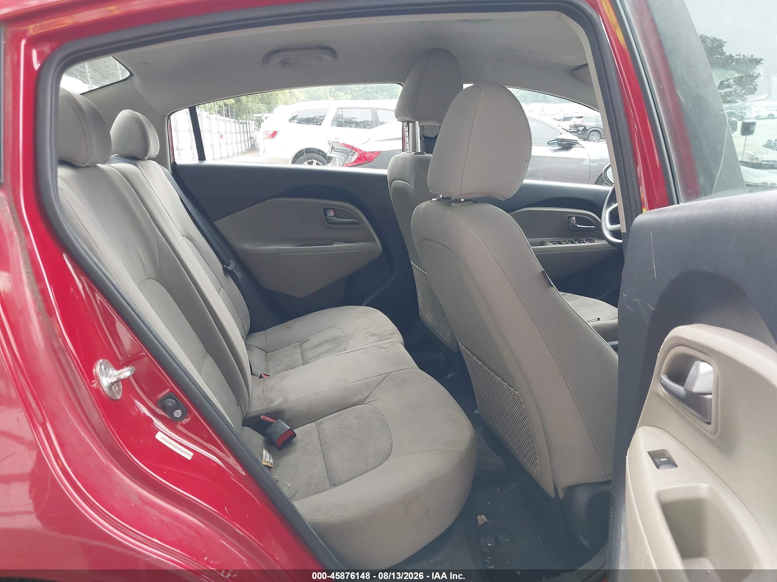 2015 Kia Rio Lx Red vin: KNADM4A39F6426570
