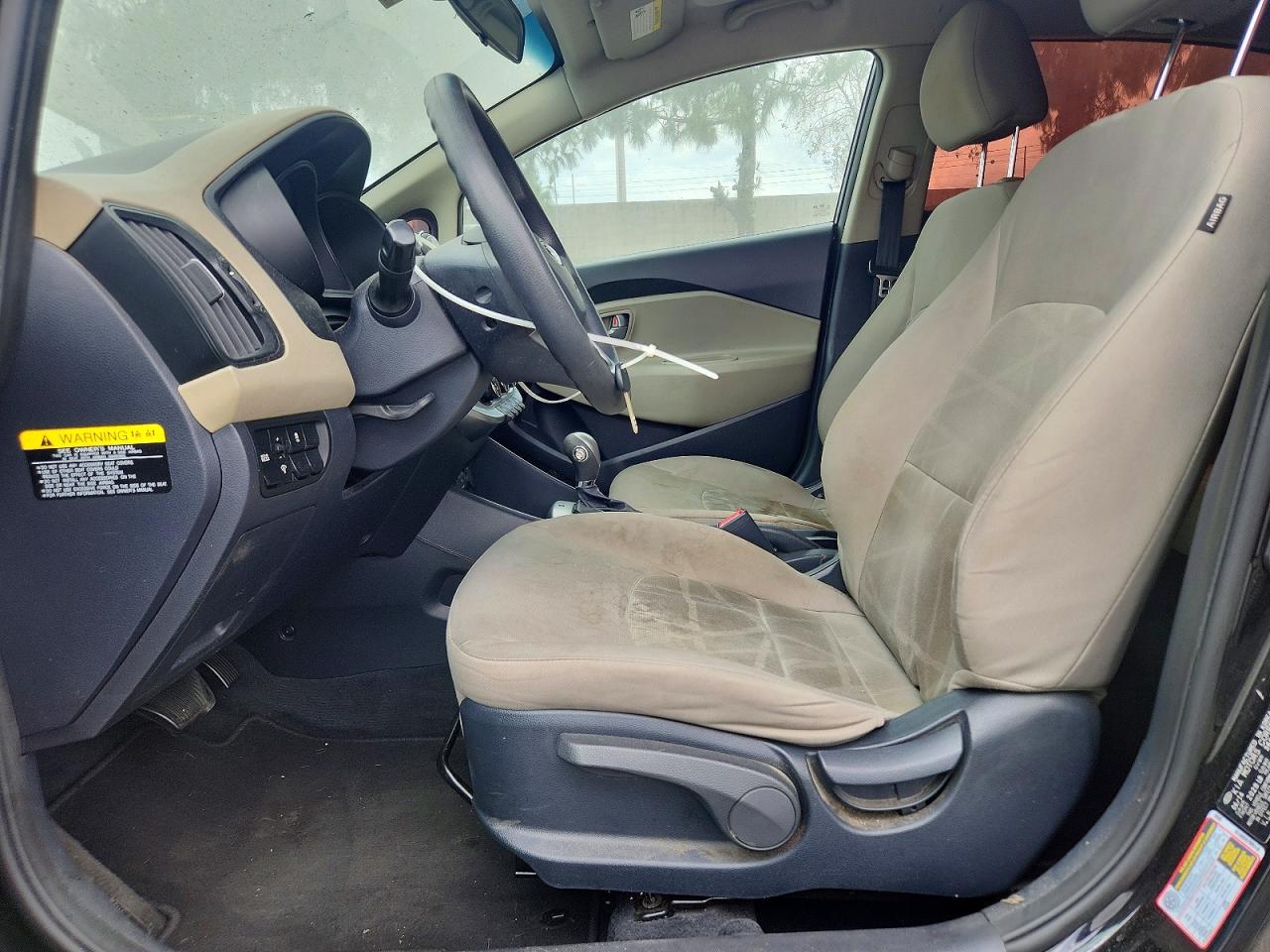 2015 Kia Rio Lx Black vin: KNADM4A39F6427007