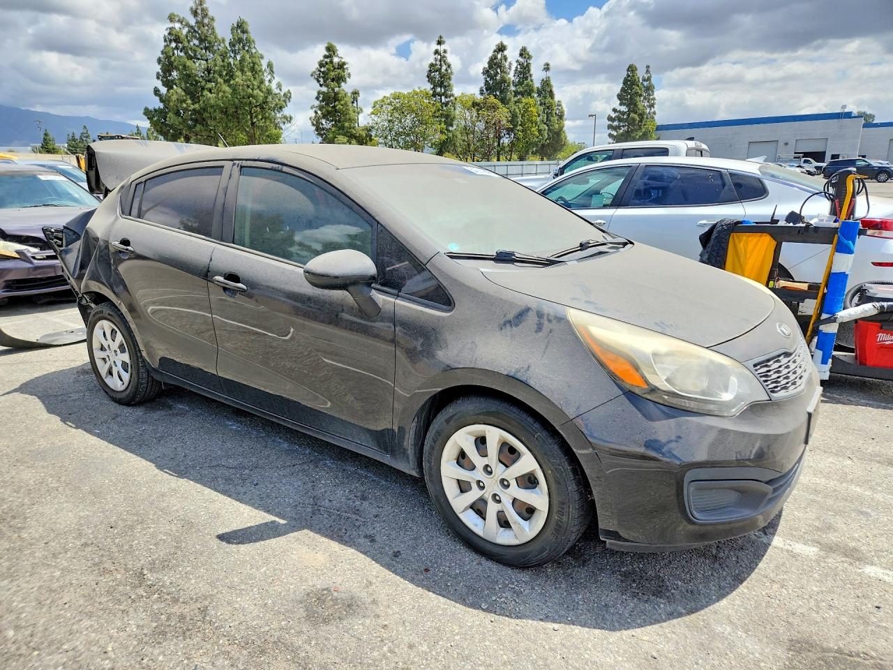 2015 Kia Rio Lx Black vin: KNADM4A39F6427007