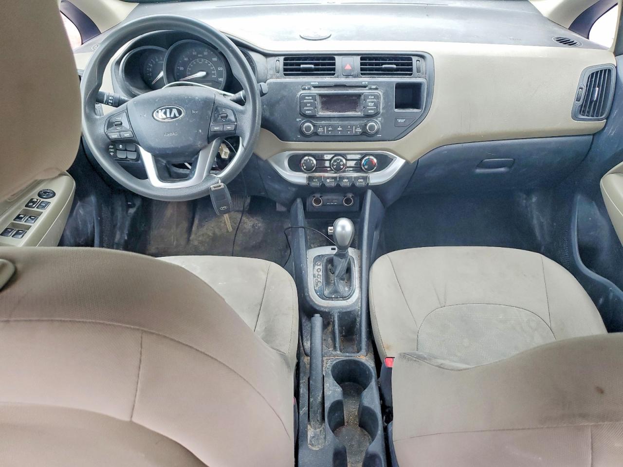 2015 Kia Rio Lx Black vin: KNADM4A39F6434118