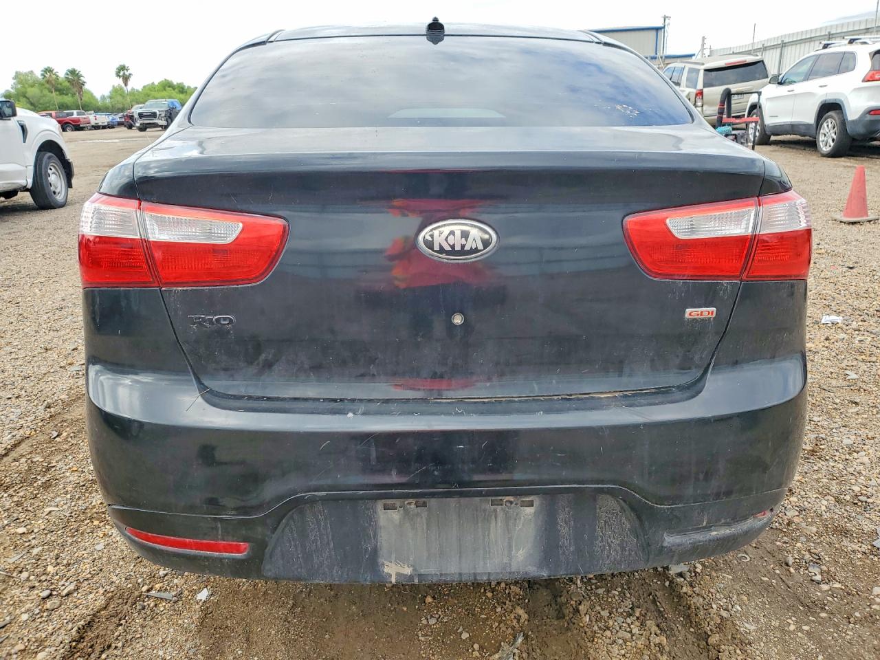 2015 Kia Rio Black vin: KNADM4A39F6447130