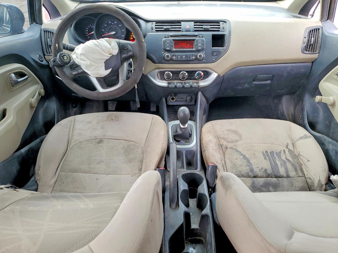 2015 Kia Rio Black vin: KNADM4A39F6447130