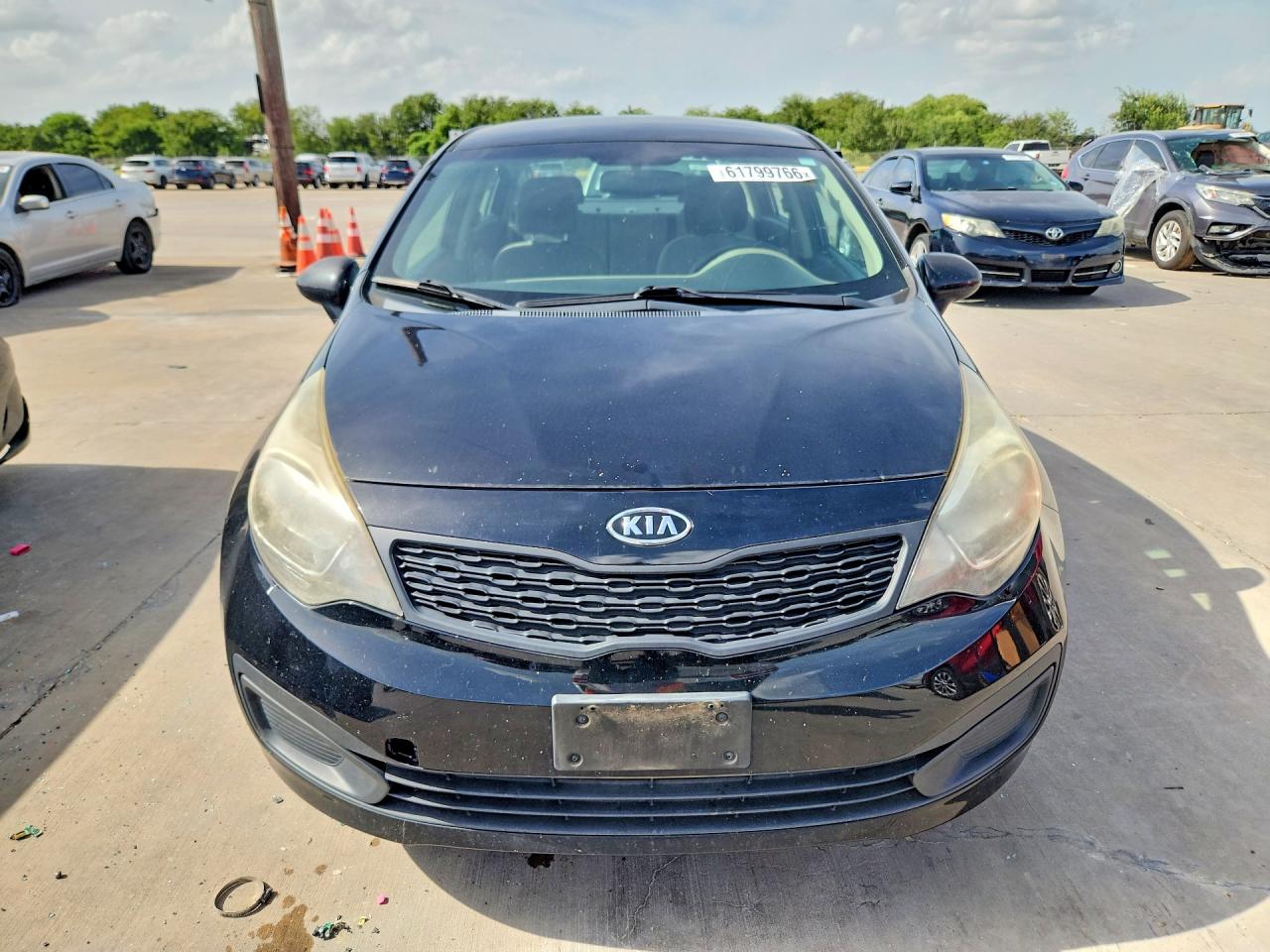 2015 Kia Rio Lx Black vin: KNADM4A39F6527091