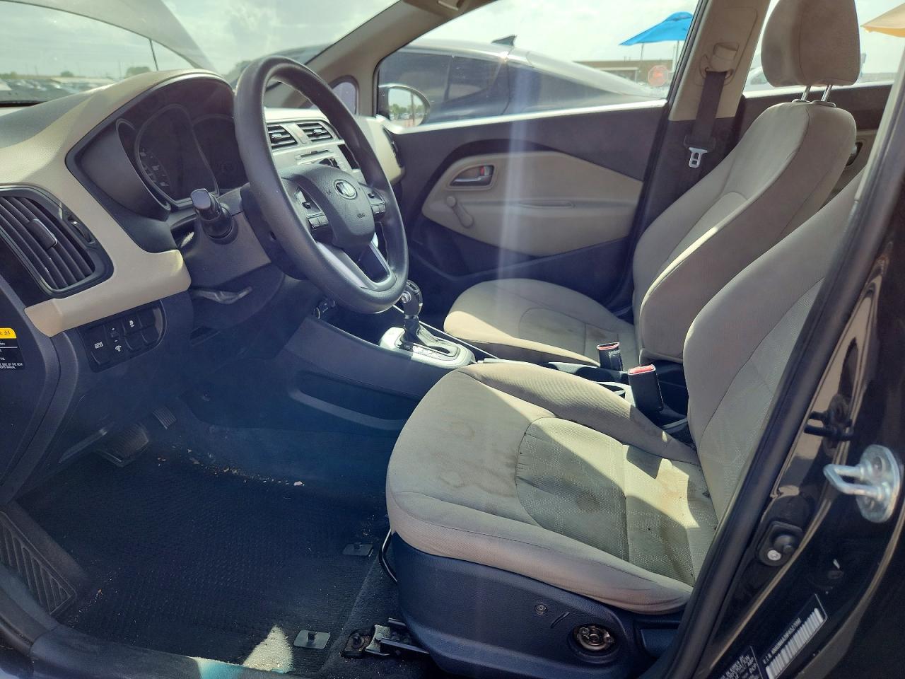 2015 Kia Rio Lx Black vin: KNADM4A39F6527091