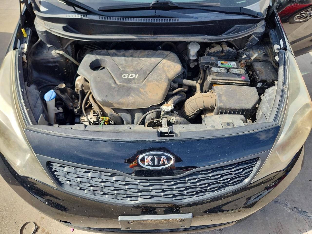 2015 Kia Rio Lx Black vin: KNADM4A39F6527091