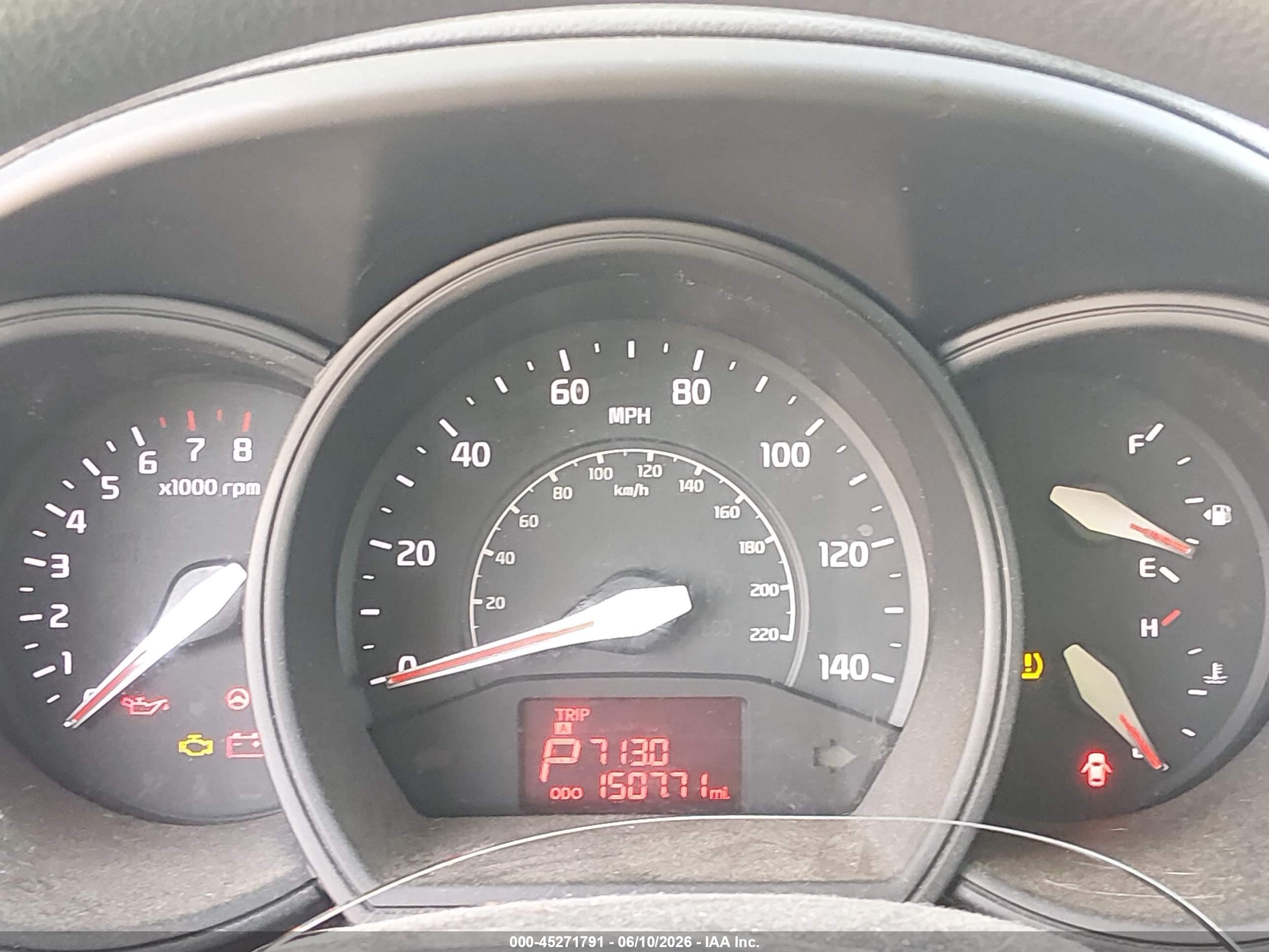 2015 Kia Rio Lx Silver vin: KNADM4A39F6528015