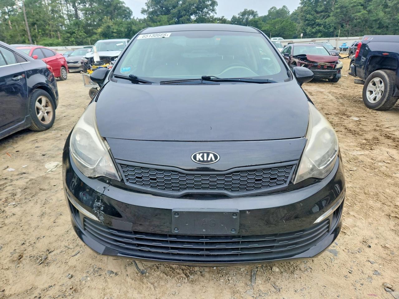 2017 Kia Rio Lx Черный vin: KNADM4A39H6035308