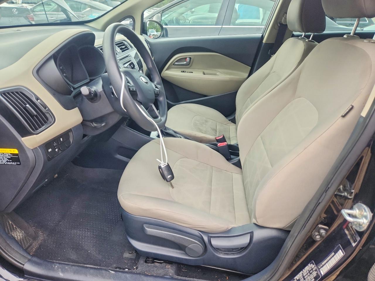 2017 Kia Rio Lx Черный vin: KNADM4A39H6035308