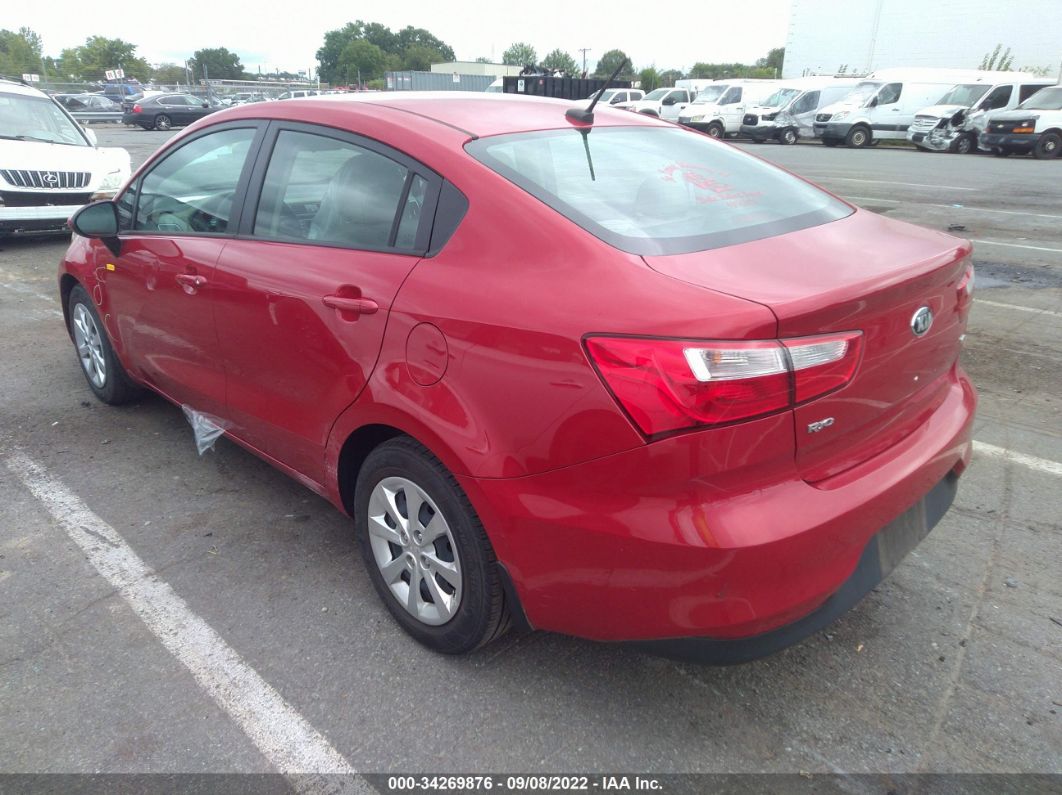 2017 Kia Rio Lx Red vin: KNADM4A39H6118365