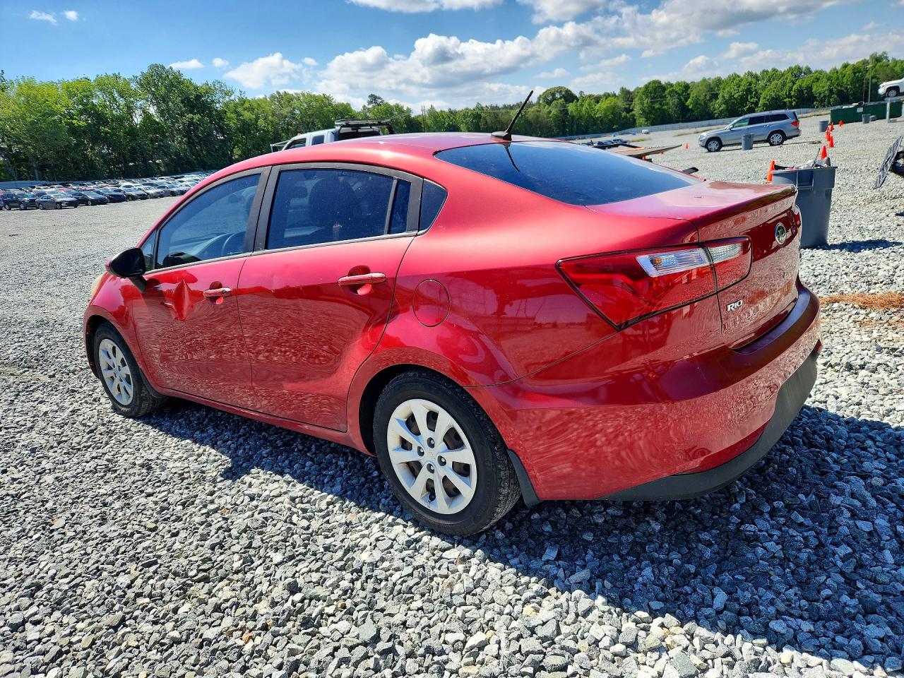 2017 Kia Rio Lx Red vin: KNADM4A39H6118365
