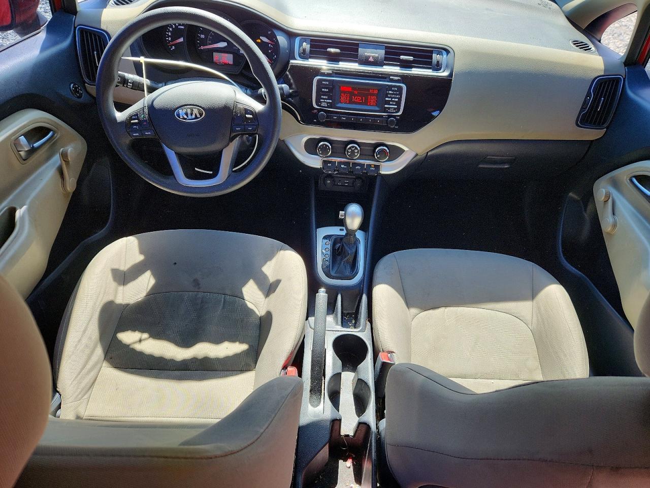 2017 Kia Rio Lx Red vin: KNADM4A39H6118365
