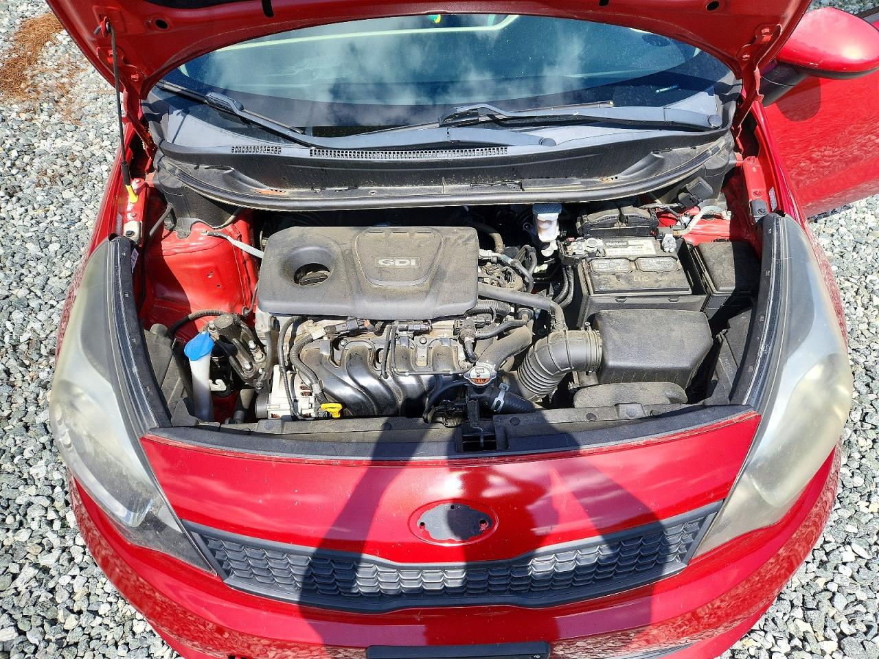 2017 Kia Rio Lx Red vin: KNADM4A39H6118365