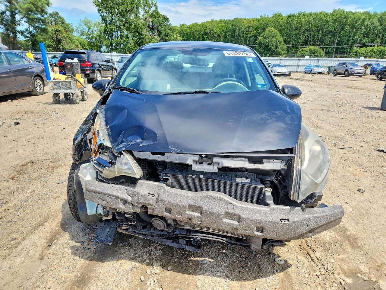 2013 Kia Rio Lx Black vin: KNADM4A3XD6104114