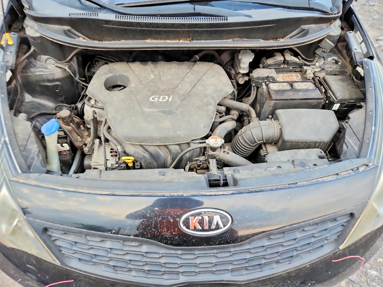 2013 Kia Rio Lx Black vin: KNADM4A3XD6131071