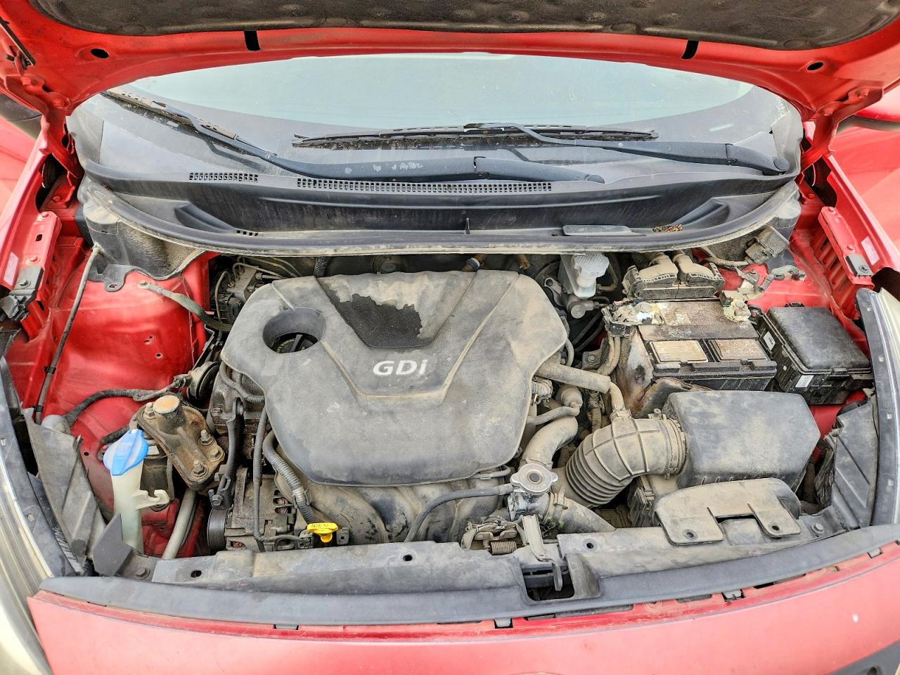 2013 Kia Rio Lx Красный vin: KNADM4A3XD6157928
