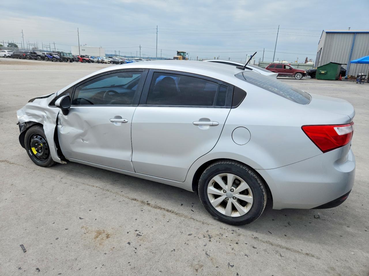 2013 Kia Rio Lx Серебряный vin: KNADM4A3XD6244261