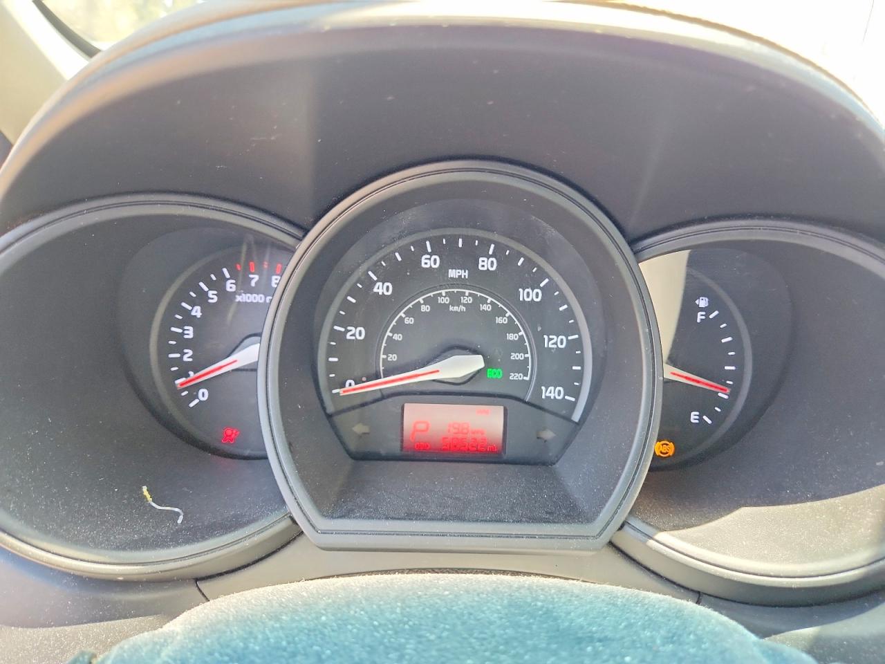 2013 Kia Rio Lx White vin: KNADM4A3XD6245975
