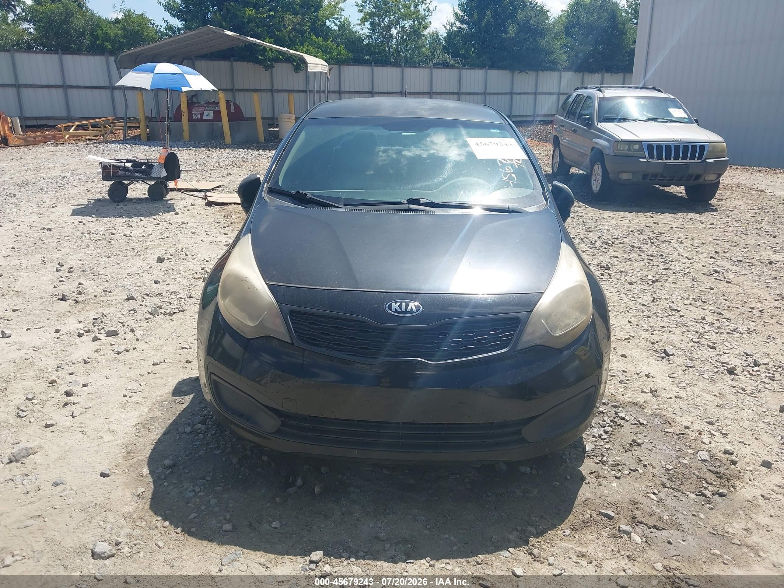 2013 Kia Rio Lx Черный vin: KNADM4A3XD6272531