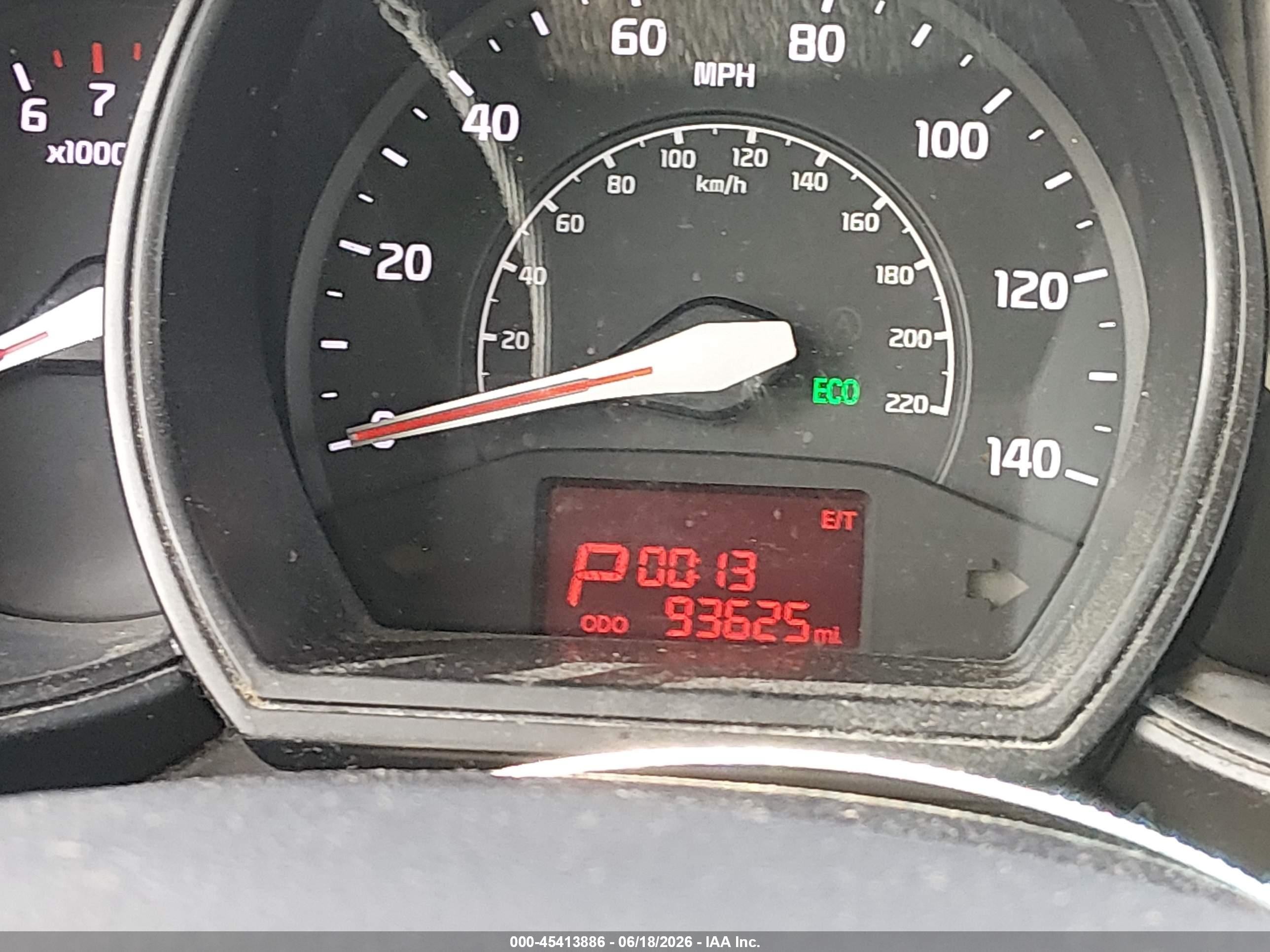 2013 Kia Rio Lx Красный vin: KNADM4A3XD6294707