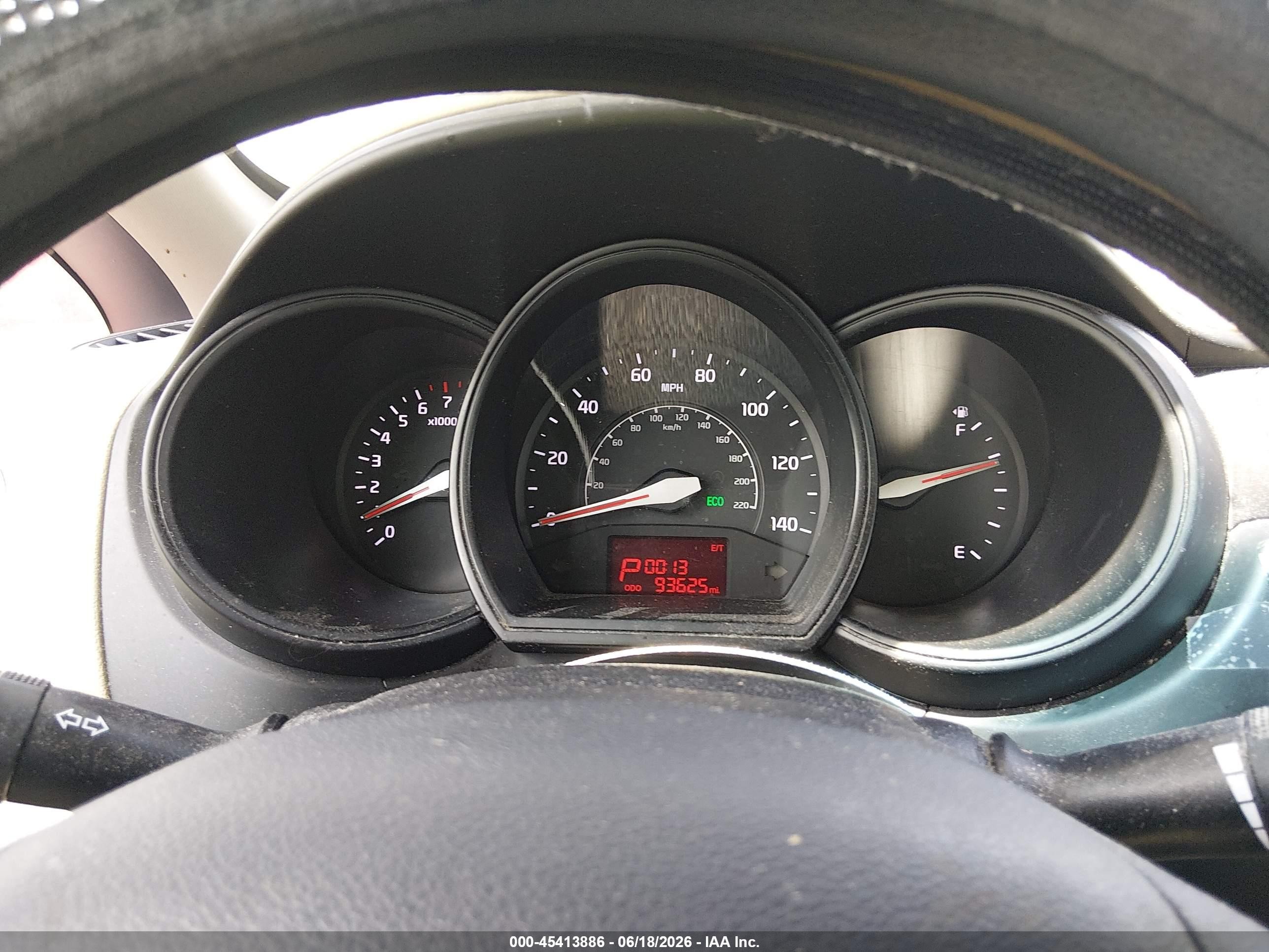 2013 Kia Rio Lx Красный vin: KNADM4A3XD6294707