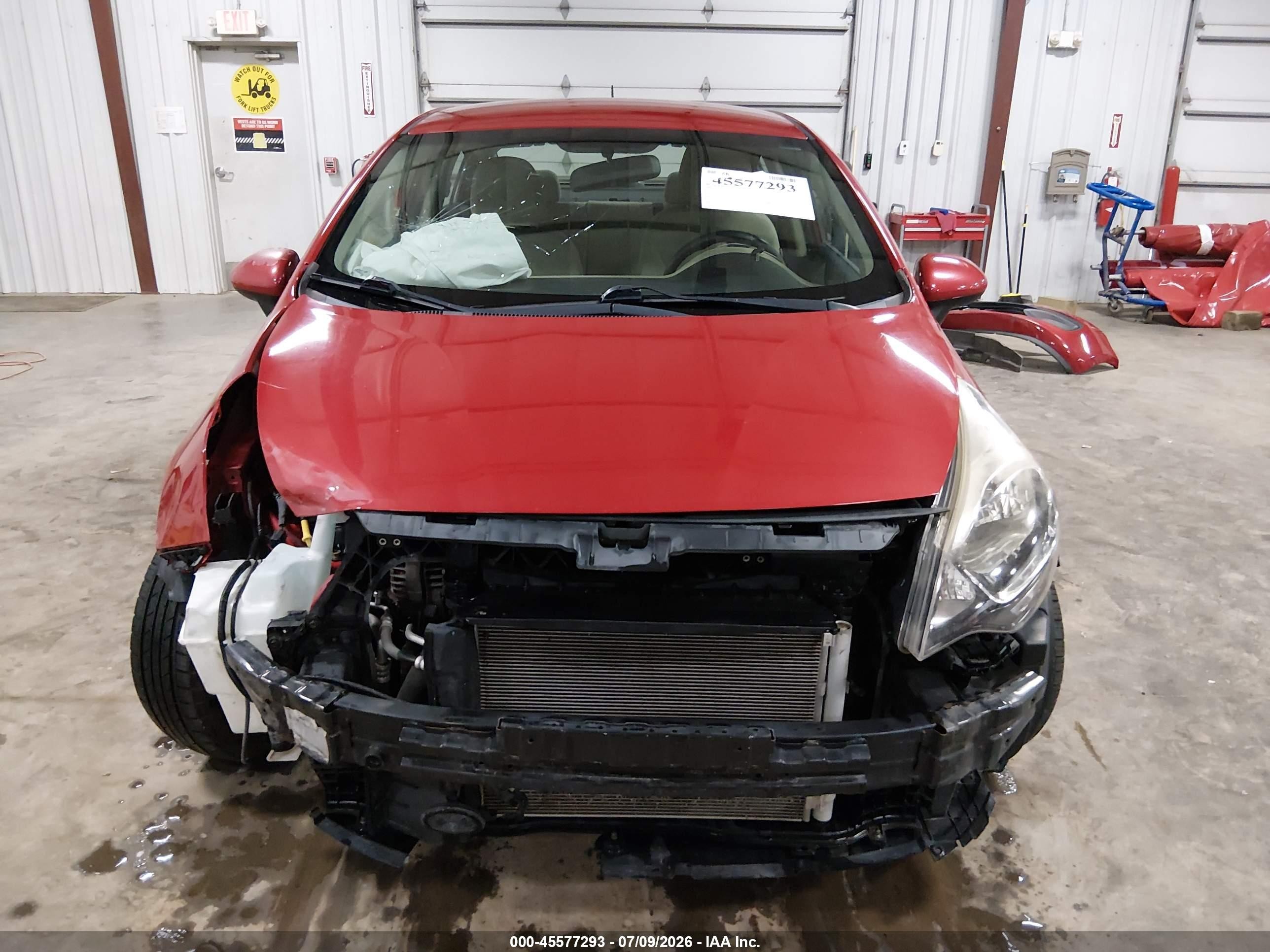2013 Kia Rio Lx Red vin: KNADM4A3XD6304832