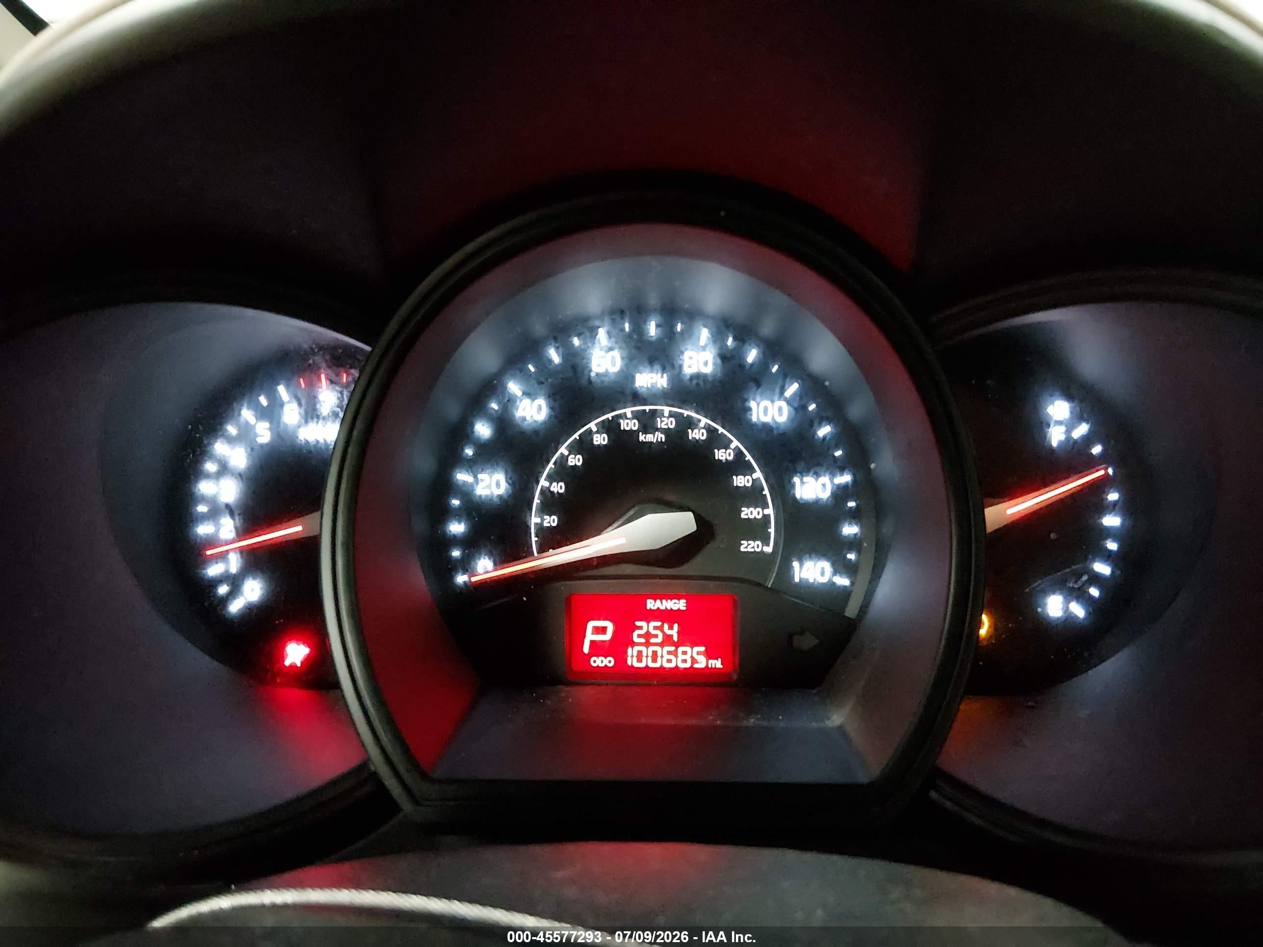 2013 Kia Rio Lx Red vin: KNADM4A3XD6304832