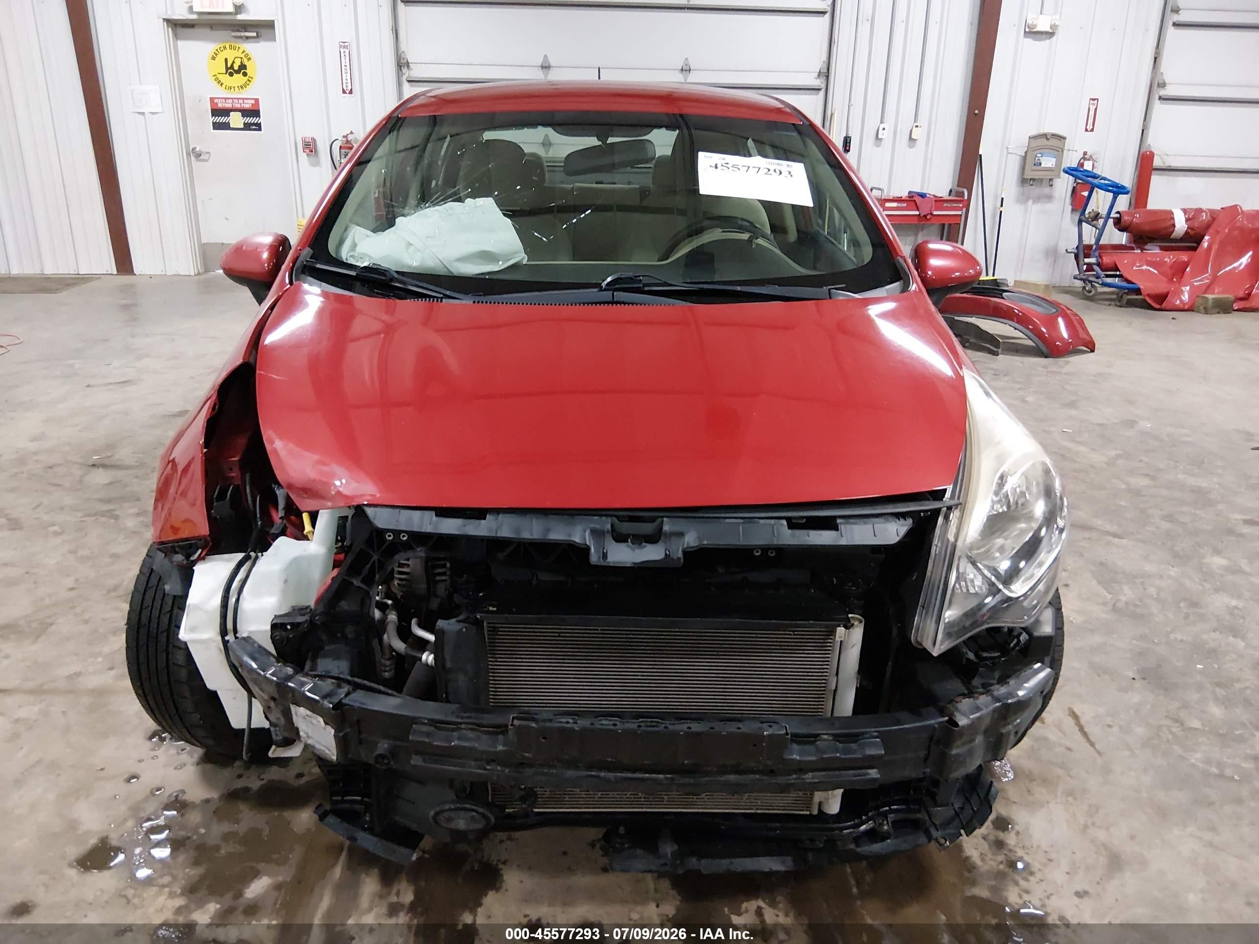 2013 Kia Rio Lx Red vin: KNADM4A3XD6304832