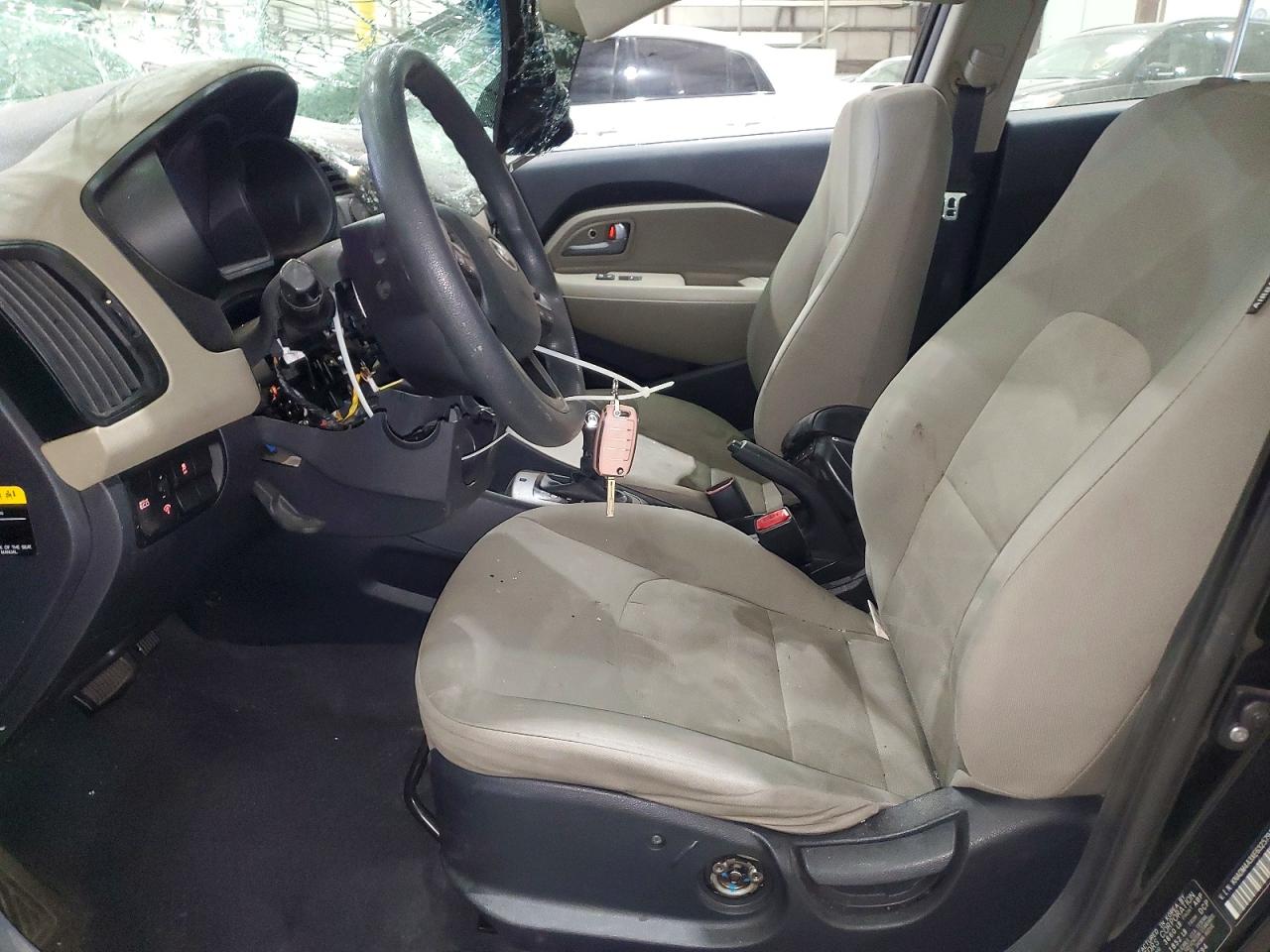 2014 Kia Rio Lx Blue vin: KNADM4A3XE6325794