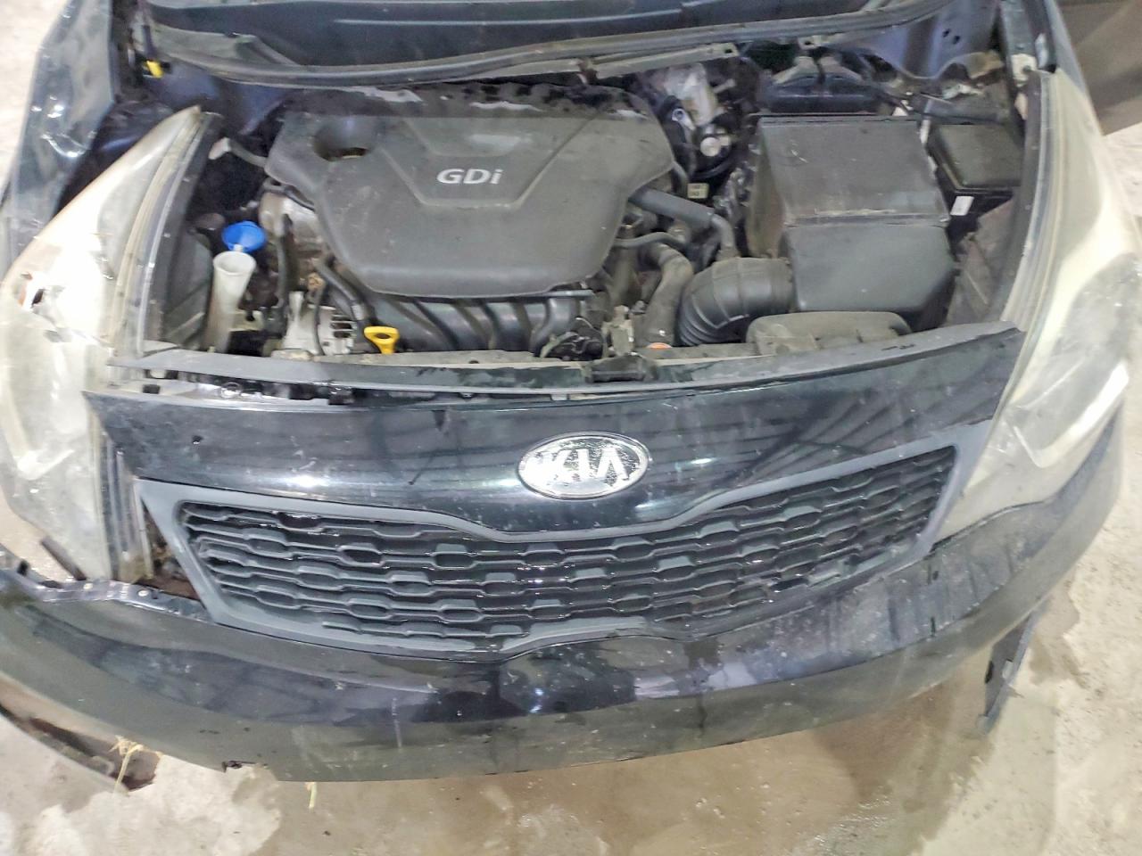 2014 Kia Rio Lx Blue vin: KNADM4A3XE6325794