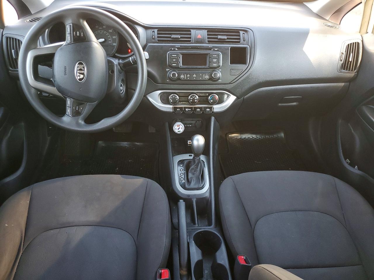 2014 Kia Rio Lx Silver vin: KNADM4A3XE6418427