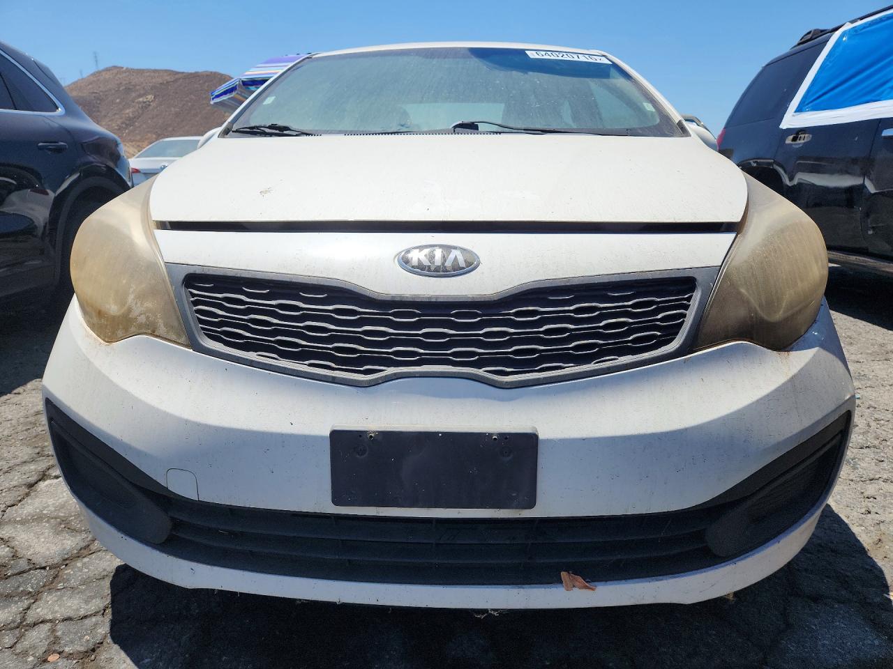 2015 Kia Rio Lx Белый vin: KNADM4A3XF6433818