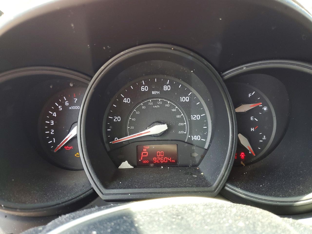 2015 Kia Rio Lx Red vin: KNADM4A3XF6527696