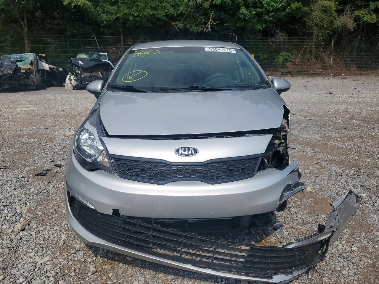 2017 Kia Rio Lx Silver vin: KNADM4A3XH6049394