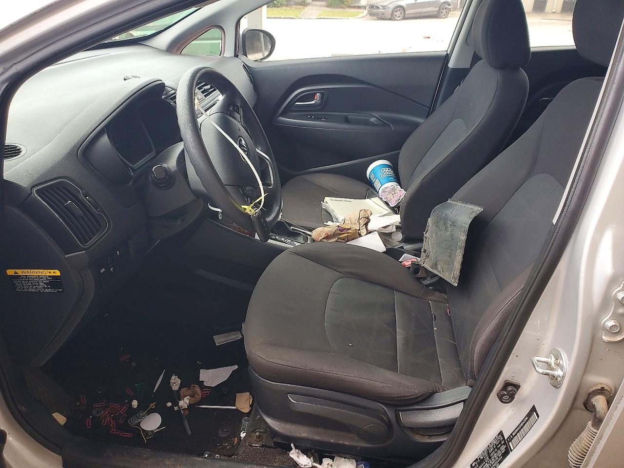 2017 Kia Rio Lx Silver vin: KNADM4A3XH6049394