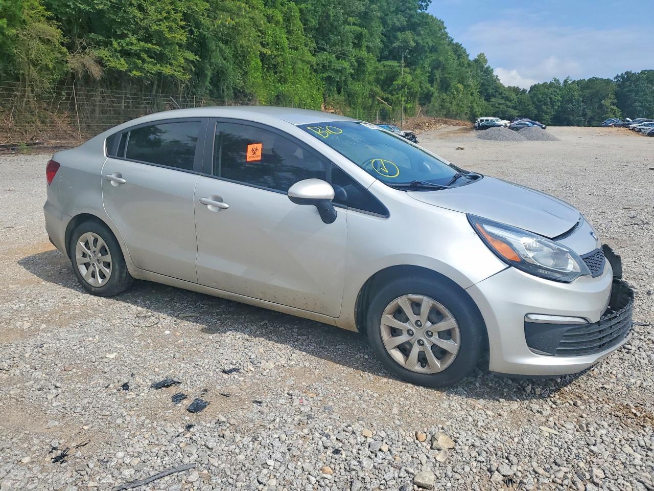 2017 Kia Rio Lx Silver vin: KNADM4A3XH6049394