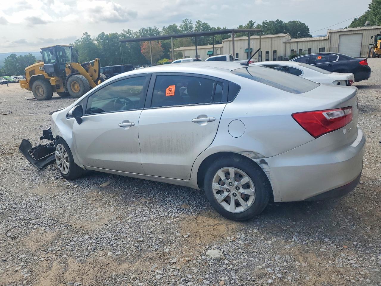 2017 Kia Rio Lx Silver vin: KNADM4A3XH6049394