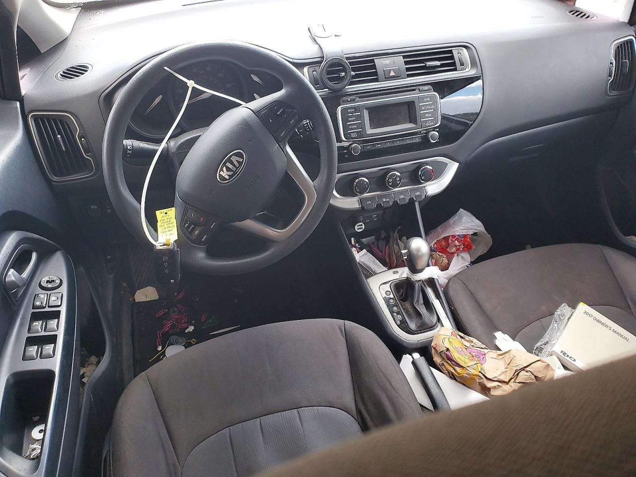 2017 Kia Rio Lx Silver vin: KNADM4A3XH6049394