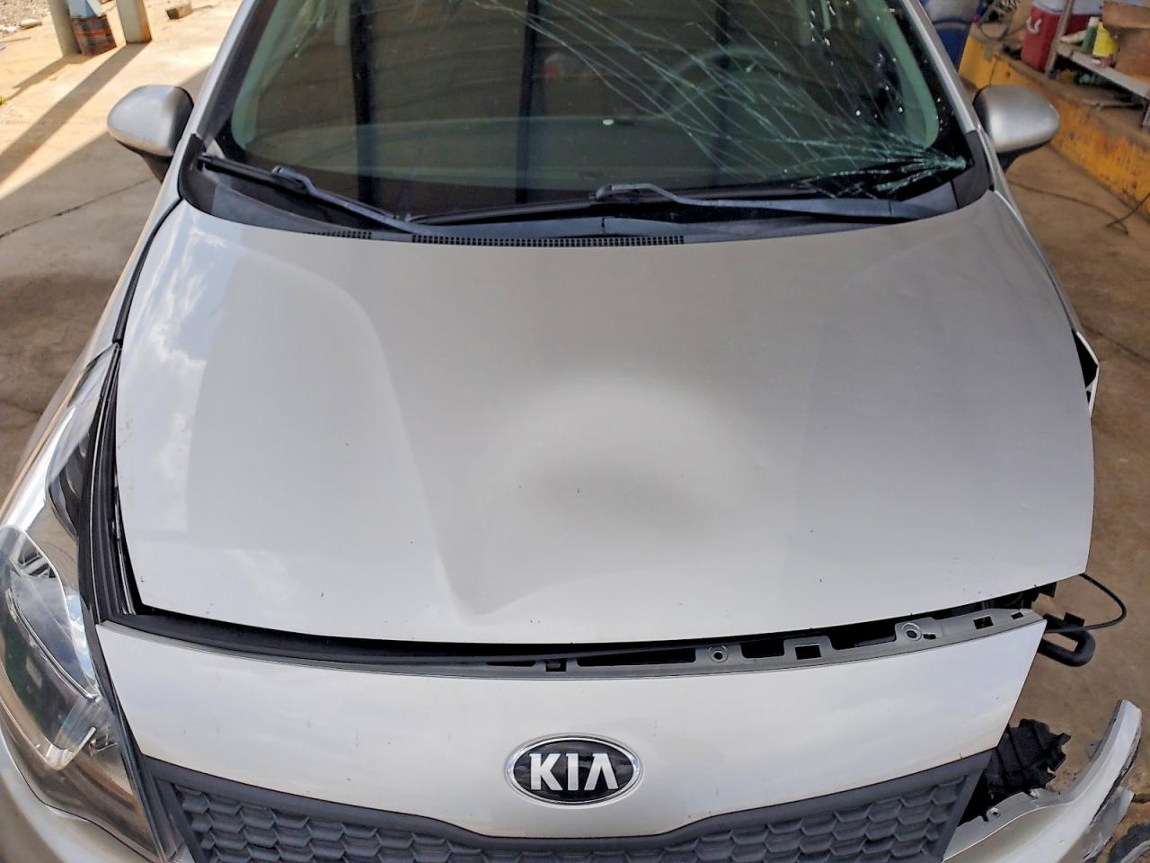 2017 Kia Rio Lx Silver vin: KNADM4A3XH6049394