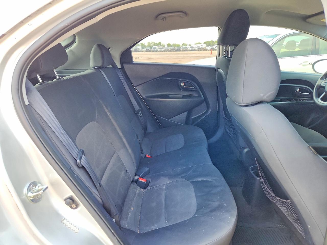 2012 Kia Rio Lx Silver vin: KNADM5A30C6050908