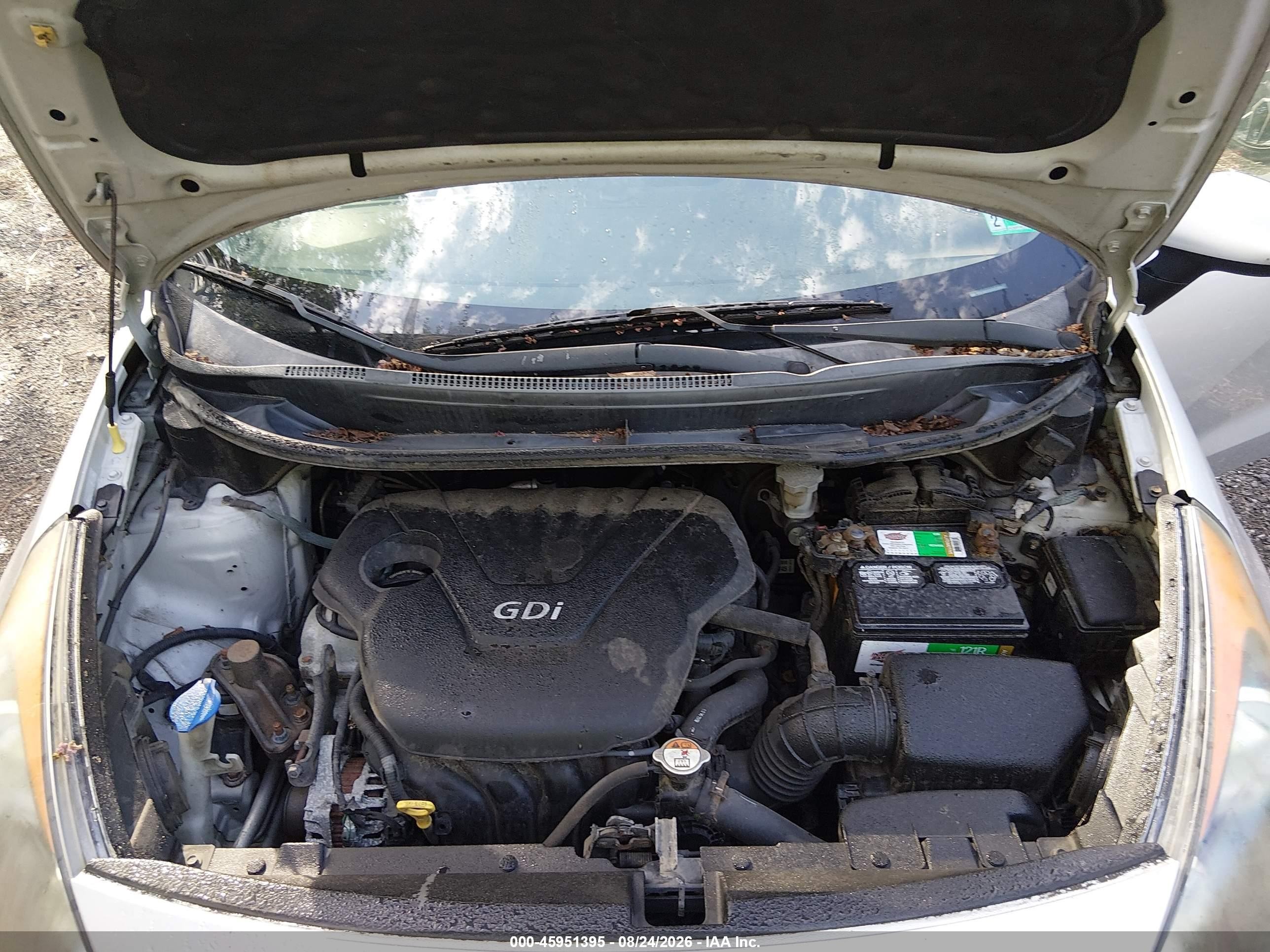2013 Kia Rio Lx Silver vin: KNADM5A30D6108663